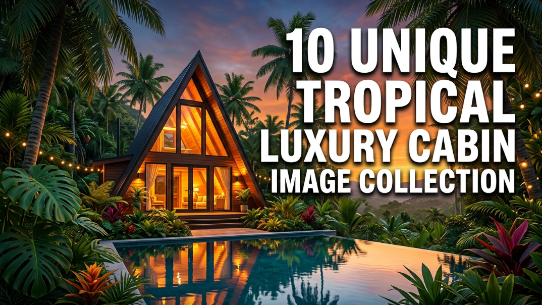 10 Unique Tropical Luxury Cabin Image Collection